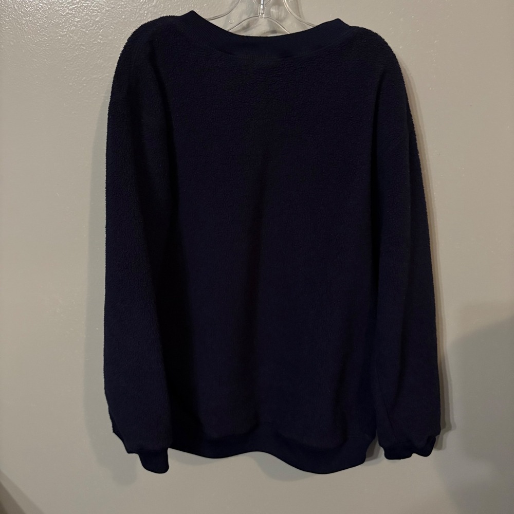 Arizona Jean Co. Navy Blue Fleece Pullover Sweatshirt Sweater (Youth Medium 5/6) - Picture 4 of 5